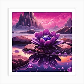 Lotus Flower Art Print