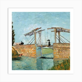 Bridge Over The Canal Art Print