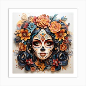 Day Of The Dead 2 Art Print