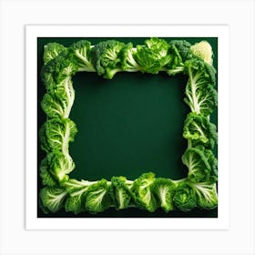 Frame Of Broccoli 7 Art Print