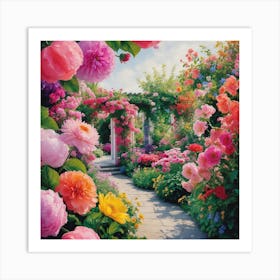 Garden Path Art Print