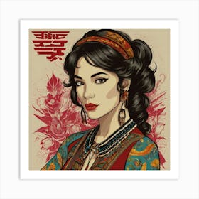 Chinese Woman Art Print