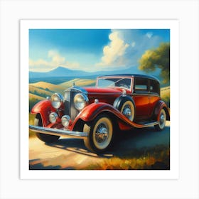 Vintage Car Art Print