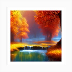 Autumn Forest 30 Art Print