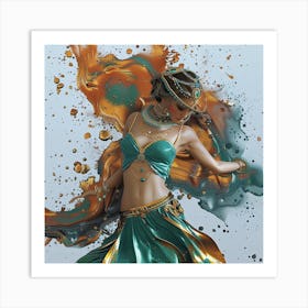 Belly Dancer Art Print