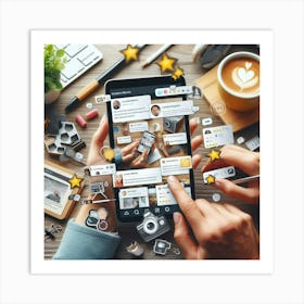 Social Media Icons 3 Art Print