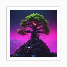 Tree In The Sky 1 Art Print