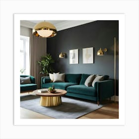 Modern Living Room 107 Art Print