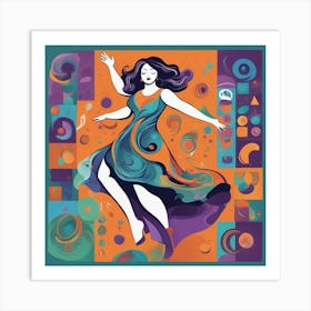 Jumping art Art Print