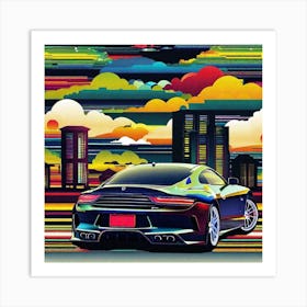 Porsche Cayenne Art Print