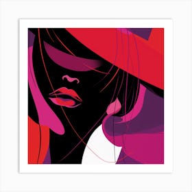 Red Hat 5 Art Print