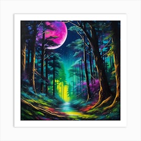 Forest Path Art Print