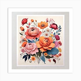 Flowers In A Vase Art Print