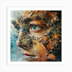 Face Of A Woman 1 Art Print