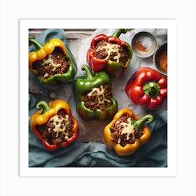 Chili Peppers Art Print