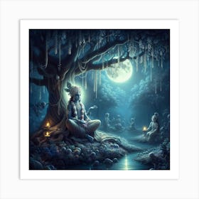 Lord Krishna 7 Art Print