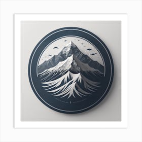 Mountain Range Art Print