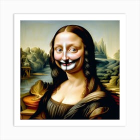 Mona Lisa Extravaganza Art Print