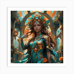 Mystery Queen 1 Art Print