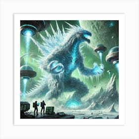 Glacius Evolution As Vanguard Guardian Art Print