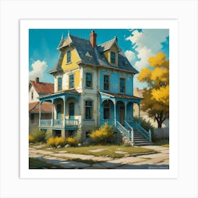 Victorian House 1 Art Print