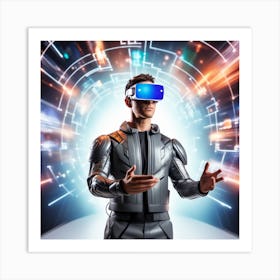 Vr Headset 12 Art Print