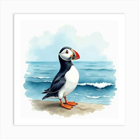 Puffin Art Print