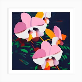 Orchids Art Print