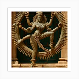 Hindu Goddess 2 Art Print