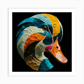 Duck Head Art Print