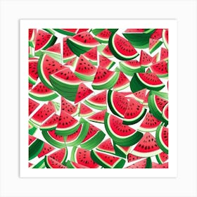 Watermelonpattern 5 Art Print