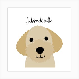 Labradoodle Art Print