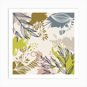 Floral Background 6 Art Print