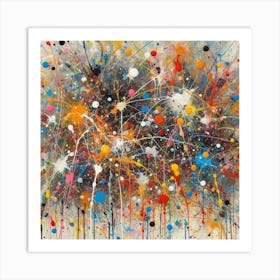 Splatters Art Print