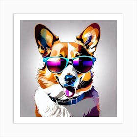 Corgi Painting 30 Art Print