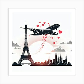 Eiffel tower 3 Art Print