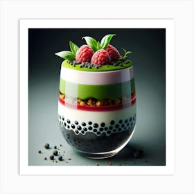 Dessert In A Glass Art Print