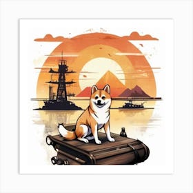 Shiba Inu 1 Art Print