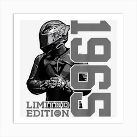 Limited Edition 1965 Biker Motorbike 57th Birthday Art Print