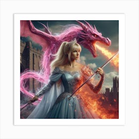 Princess Dragoness Art Print