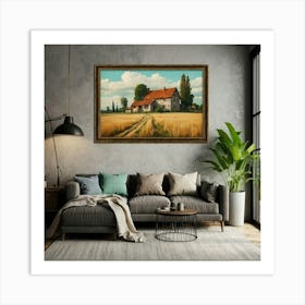 Country House Painting Art Print