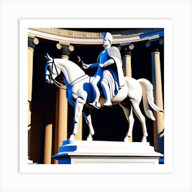 Statue Of King Alexander Art Print