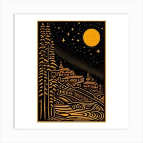 Night sky 3 Art Print