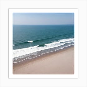 Aerial View Of The Beach 9 Art Print