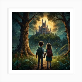 Fairytale woods Art Print