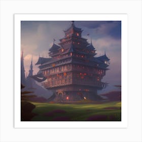 Chinese Palace 1 Art Print