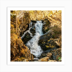 Waterfall In The Forest 20231225122720rt1pub Art Print