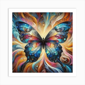 Butterfly Painting 3 Art Print