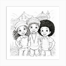 Coloring Pages For Kids Art Print