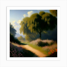 Path In The Woods Art Print